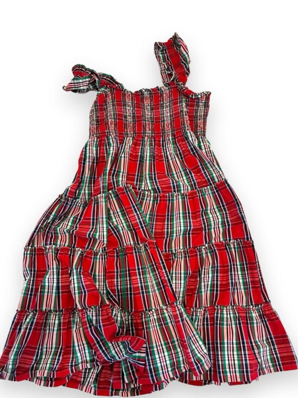 Crown & Ivy Plaid Maxi Dress in Red & Green Size 1X Like New